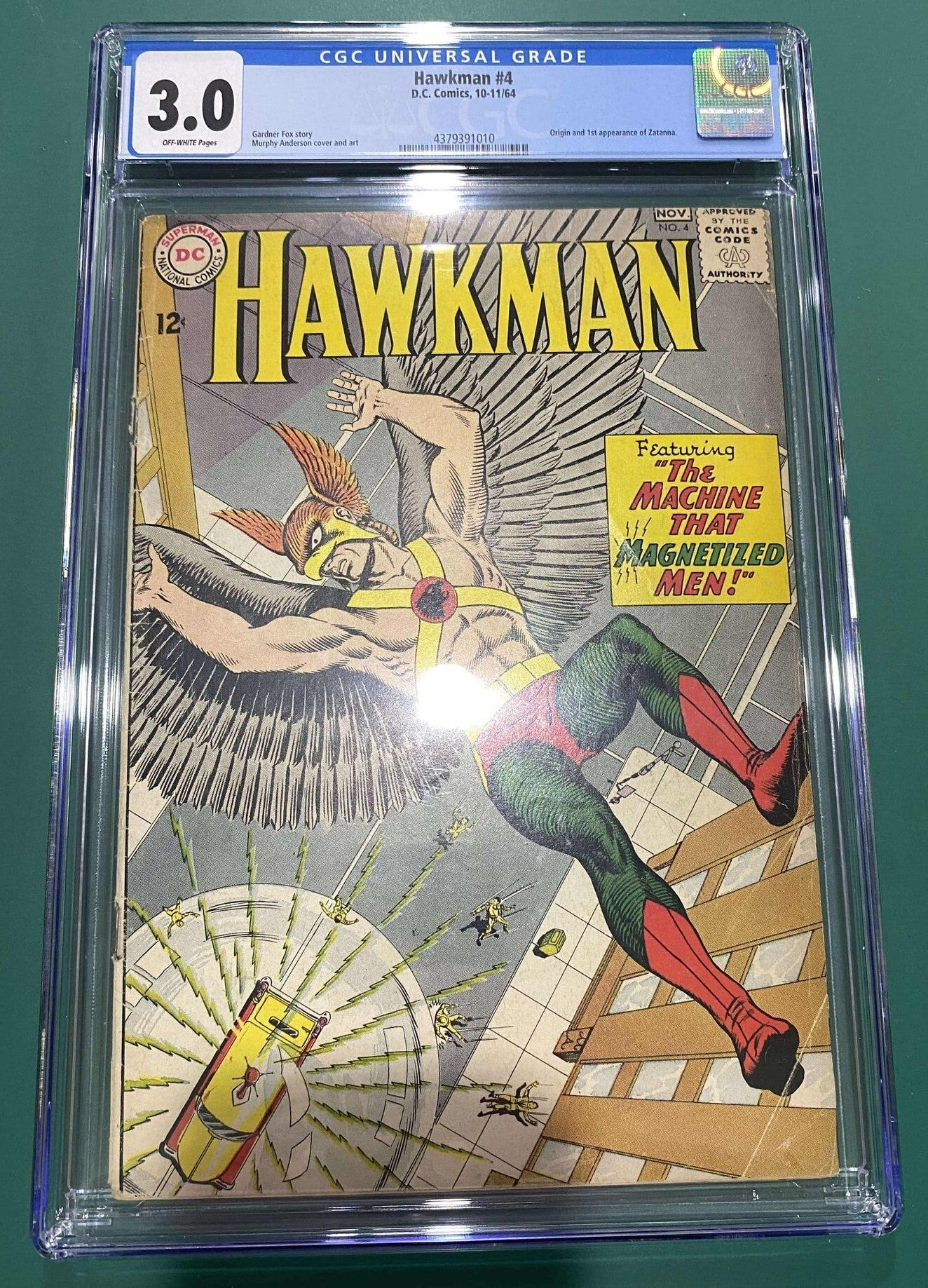 Hawkman 4 Cgc 4 0 Oz Comix